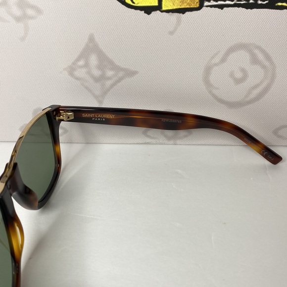 SAINT LAURENT SL 51 CUT 002 UNISEX SQUARE SUNGLASSES - Picture 10 of 12